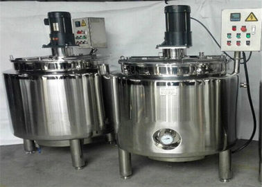 100L 8000L Công suất Juice Storage Tanks Trộn Vat Trộn Tàu Với Mixer
