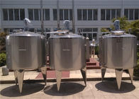 2000L Stainless Steel Mixing Tanks Double Jacketed Wall Buffer Insulation