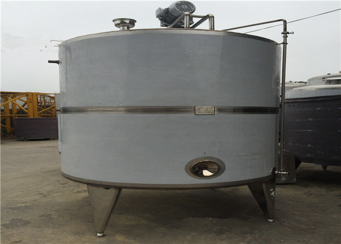 Stainless Steel Beer Fermentation Tank , Emulsifying Tank Stainless Steel Heating Reaction